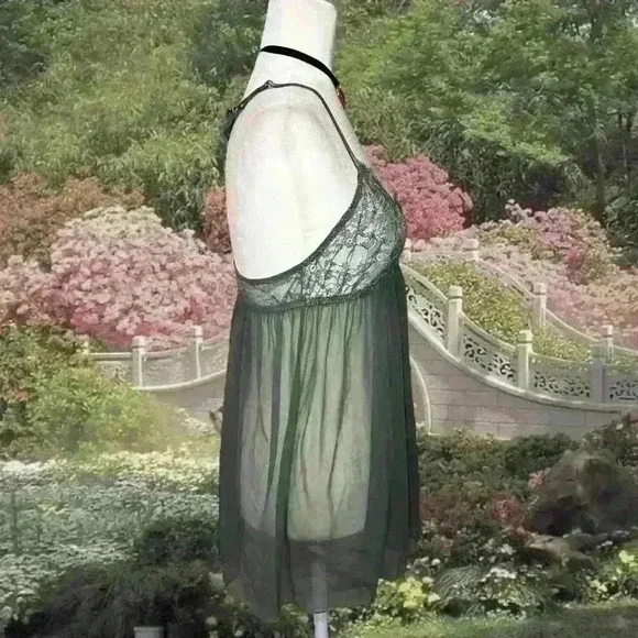 Brand New With Tags Olive Green Slip By Victoria’s Secret Size Large - Picture 7 of 10